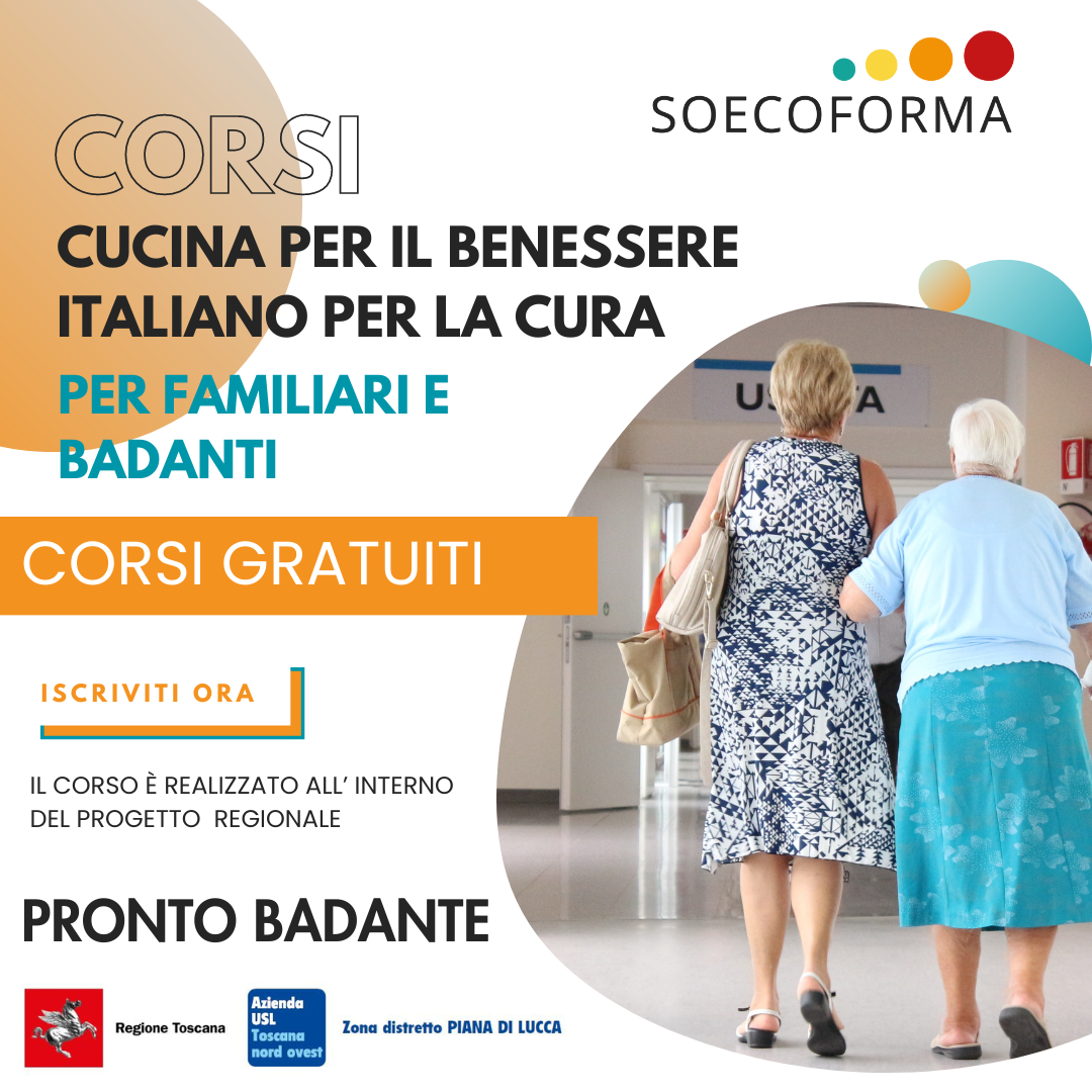 CORSI CUCINA E ITALIANO PER LA CURA